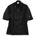 Front - AFD Unisex Adult Coolmax Short-Sleeved Chef Jacket