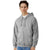 Front - Gildan Mens Softstyle Midweight Full Zip Hoodie