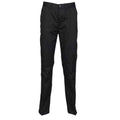 Front - Henbury Mens Flat Fronted Trousers