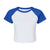 Front - Bella + Canvas Womens/Ladies Raglan Crop T-Shirt