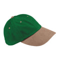 Front - Beechfield Unisex Adult Heavy Brushed Cotton Low Profile Baseball Cap