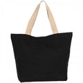 Front - Kimood Large Recycled Flat Base Tote Bag