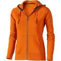 Front - Elevate Womens/Ladies Arora Hooded Full Zip Sweater