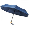 Navy - Front - Avenue Bo Foldable Auto Open Umbrella