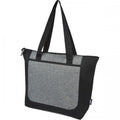 Heather Grey - Side - Reclaim Two Tone Tote Bag