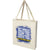 Front - Madras Recycled Cotton Gusseted Tote Bag