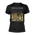 Front - Burzum Unisex Adult Burning Witches T-Shirt