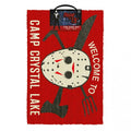 Front - Friday The 13th Camp Crystal Coir Door Mat