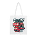 Front - Coca-Cola Santa Claus Holiday Tote Bag