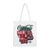 Front - Coca-Cola Santa Claus Holiday Tote Bag