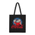 Front - Coca-Cola Drinking Santa Tote Bag