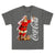 Front - Coca-Cola Unisex Adult Leaning Santa T-Shirt