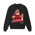 Front - Coca-Cola Unisex Adult Santa Claus Sweatshirt