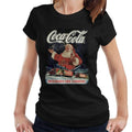 Front - Coca-Cola Unisex Adult Holidays Are Coming Santa Claus T-Shirt