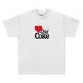 Front - Coca-Cola Unisex Adult Heart Diet Coke T-Shirt