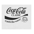 Front - Coca-Cola Unisex Adult Classic Wave T-Shirt