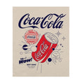 Front - Coca-Cola Unisex Adult Wow Can T-Shirt