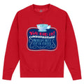 Front - Elf Unisex Adult Best Coffee Sweatshirt