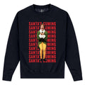 Front - Elf Unisex Adult Santas Coming Sweatshirt