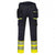 Front - Portwest Mens DX4 Class 1 Hi-Vis Detachable Holster Pocket Trousers