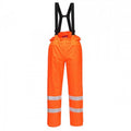 Front - Portwest Mens Bizflame Rain Hi-Vis Trousers