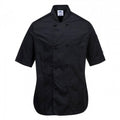 Front - Portwest Womens/Ladies Rachel Short-Sleeved Chef Jacket