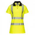 Front - Portwest Womens/Ladies Pro Hi-Vis Comfort Polo Shirt