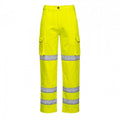 Front - Portwest Womens/Ladies Triple Band Hi-Vis Work Trousers