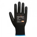 Front - Portwest A355 - NPR15 Touch Screen Nitrile Foam Safety Gloves (Pack of 12)