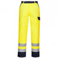 Front - Portwest Mens Hi-Vis Bizflame Pro Trousers