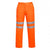 Front - Portwest Mens Polycotton Hi-Vis Safety Work Trousers