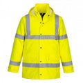 Front - Portwest Mens Hi-Vis Winter Traffic Jacket