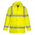 Front - Portwest Mens Hi-Vis Winter Traffic Jacket