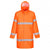 Front - Portwest Mens H442 Hi-Vis Raincoat