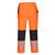 Front - Portwest Womens/Ladies PW3 Hi-Vis Safety Rain Trousers