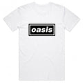 White - Front - Amplified Unisex Adult Oasis Vintage Logo T-Shirt