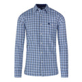 Front - Raging Bull Mens Gingham Brushed Cotton Long-Sleeved Shirt