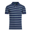 Front - Raging Bull Mens Triple Stripe Pique Polo Shirt