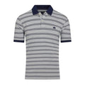 Front - Raging Bull Mens Tram Stripe Pique Polo Shirt