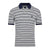 Front - Raging Bull Mens Tram Stripe Pique Polo Shirt