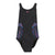 Front - Speedo Girls Plastisol Placement Muscleback One Piece Swimsuit