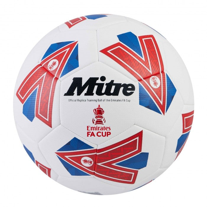 Mitre FA Cup 2023-2024 Football 4 / White-Blue-Red | Discounts on great ...