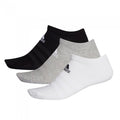 Front - Adidas Unisex Adult Ankle Socks (Pack of 3)