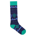 Front - Dare 2B Childrens/Kids Fair Isle Ski Socks