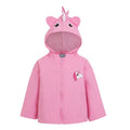 Front - Regatta Childrens/Kids Luna The Unicorn Waterproof Jacket