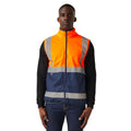 Front - Regatta Mens Pro Full Zip Hi-Vis Vest