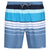 Front - Regatta Mens Loras Striped Swim Shorts