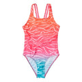 Front - Regatta Girls Katrisse Ombre One Piece Swimsuit