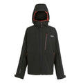 Front - Regatta Mens Hewitts X Colour Block Soft Shell Jacket