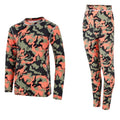 Front - Dare 2B Childrens/Kids Pow II Camo Base Layer Set